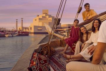 کشف قطر با سه شخصیت کارتونی + ویدیو