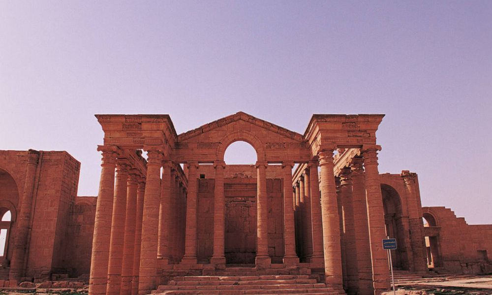 گردشگران به شهر باستانی «هترا» در عراق بازگشتند