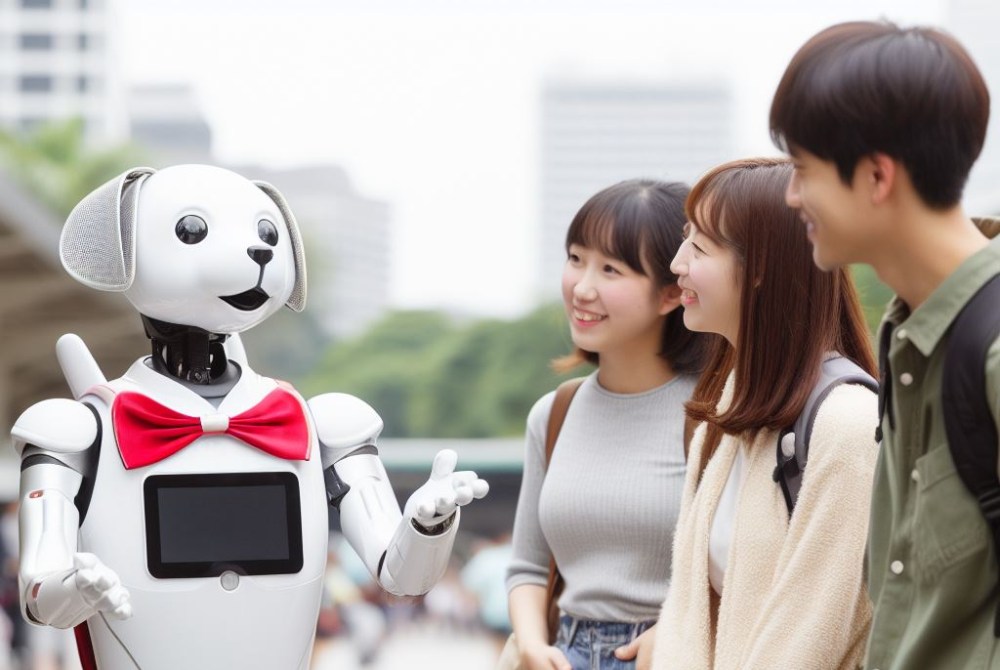 یک سگ آهنی، راهنمای تور شد! + عکس