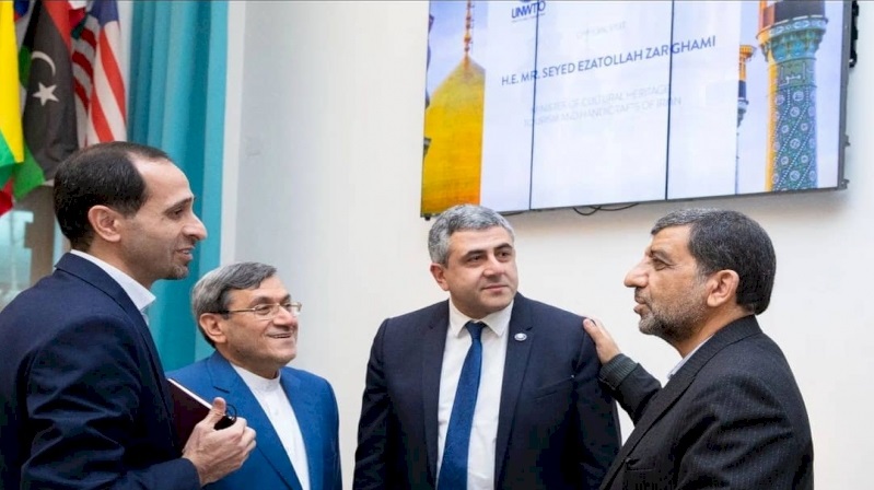 دیدار وزیر گردشگری ایران با دبیرکل UNWTO در فیتور ۲۰۲۲