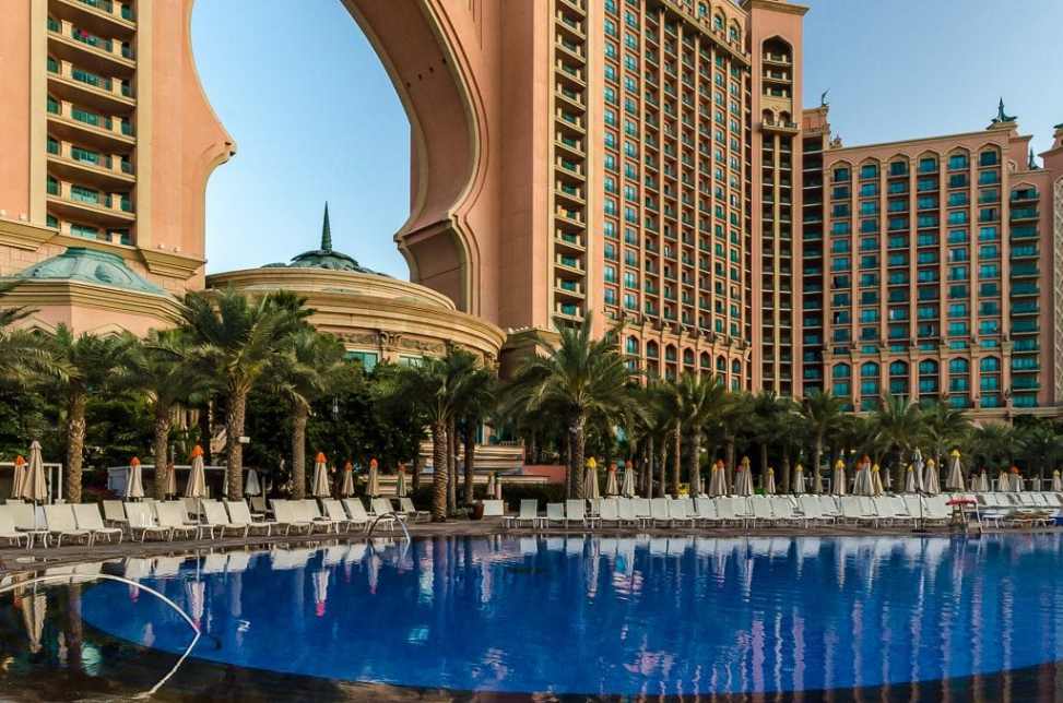 استخرهای هتل آتلانتیس پالم دبی