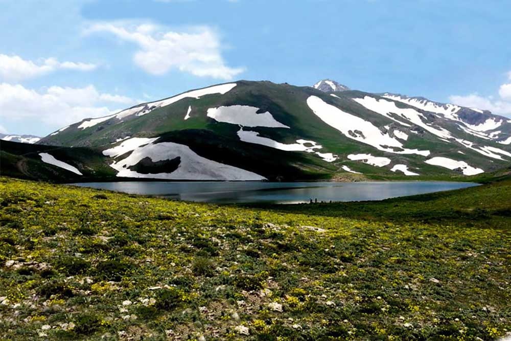 دالامپر، هم‌نشین با دشت‌های سرسبز