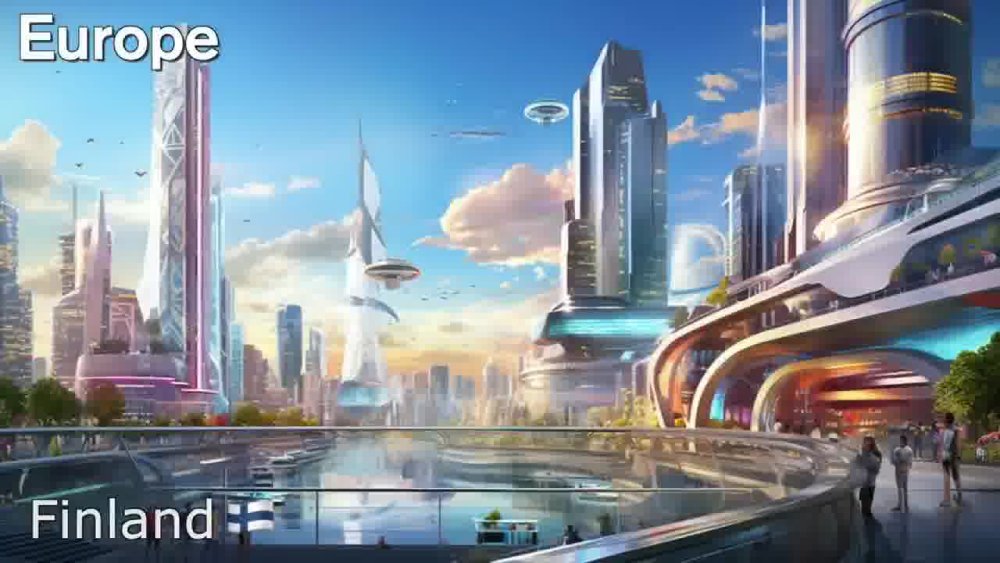 بازسازی تصویر کشورها در سال ۵۰۰۰ میلادی با هوش مصنوعی - فنلاند