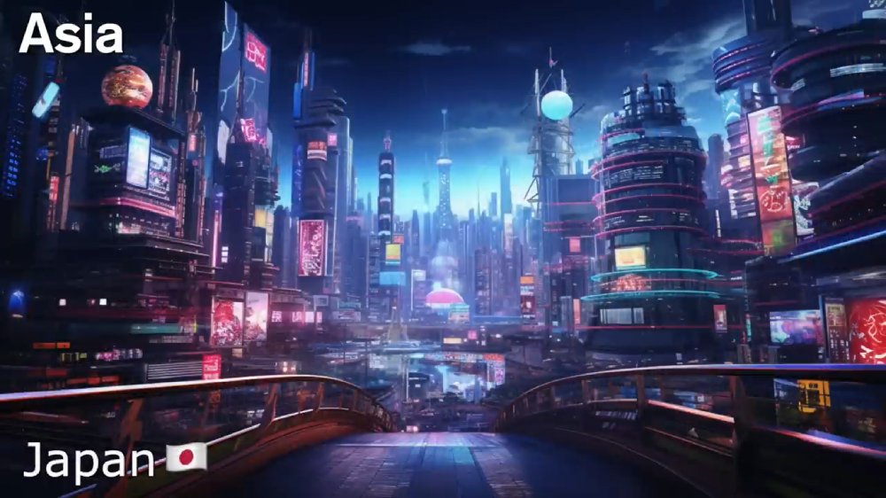 بازسازی تصویر کشورها در سال ۵۰۰۰ میلادی با هوش مصنوعی - ژاپن