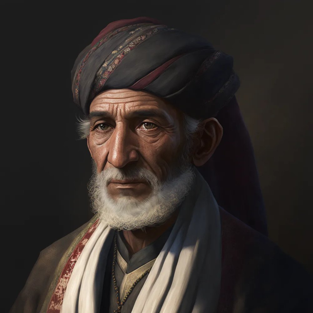 بازسازی چهره شاعران ایرانی با هوش مصنوعی Midjourney - وحشی بافقی