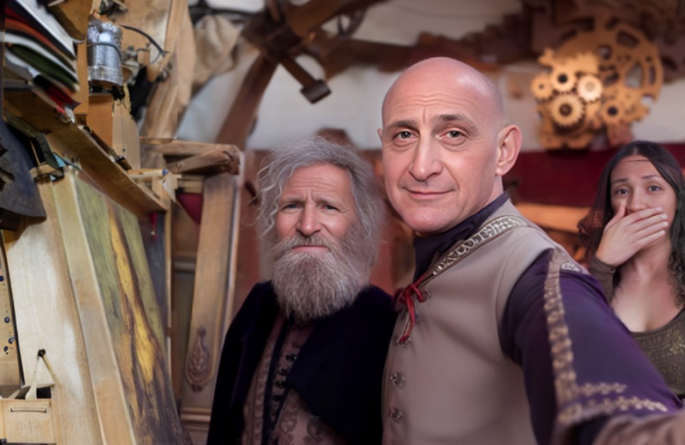 سلفی با هوش مصنوعی - سفر در زمان