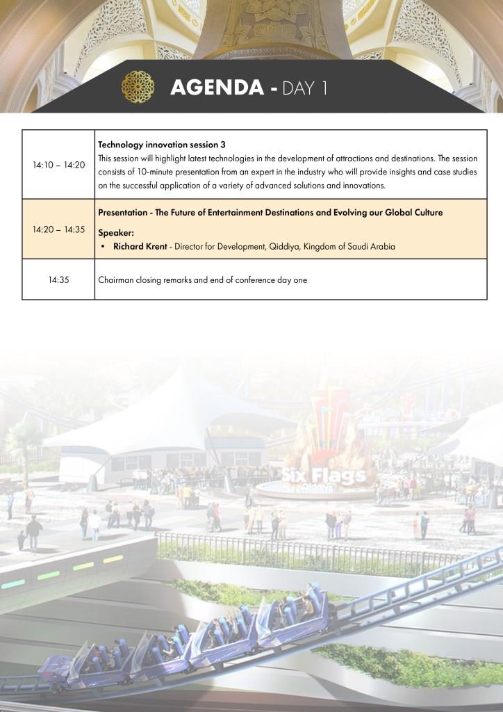 برنامه مجمع بین المللی جاذبه ها و مقاصد منا ۲۰۲۲ - روز اول