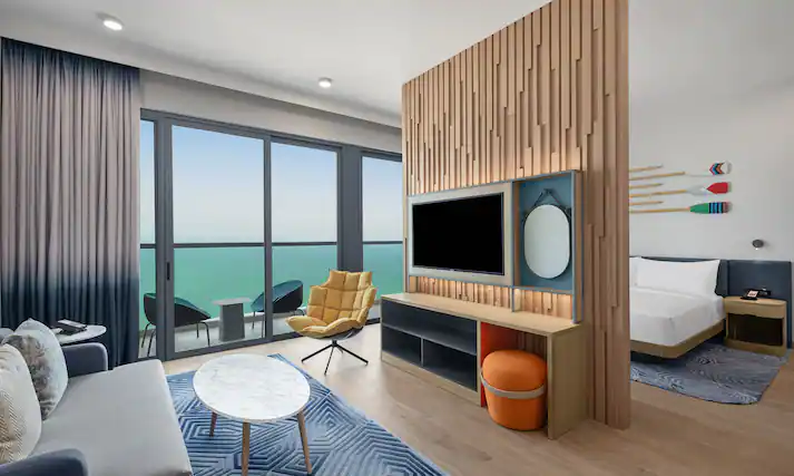 اتاق های هتل همپتون بای هیلتون جزیره مرجان