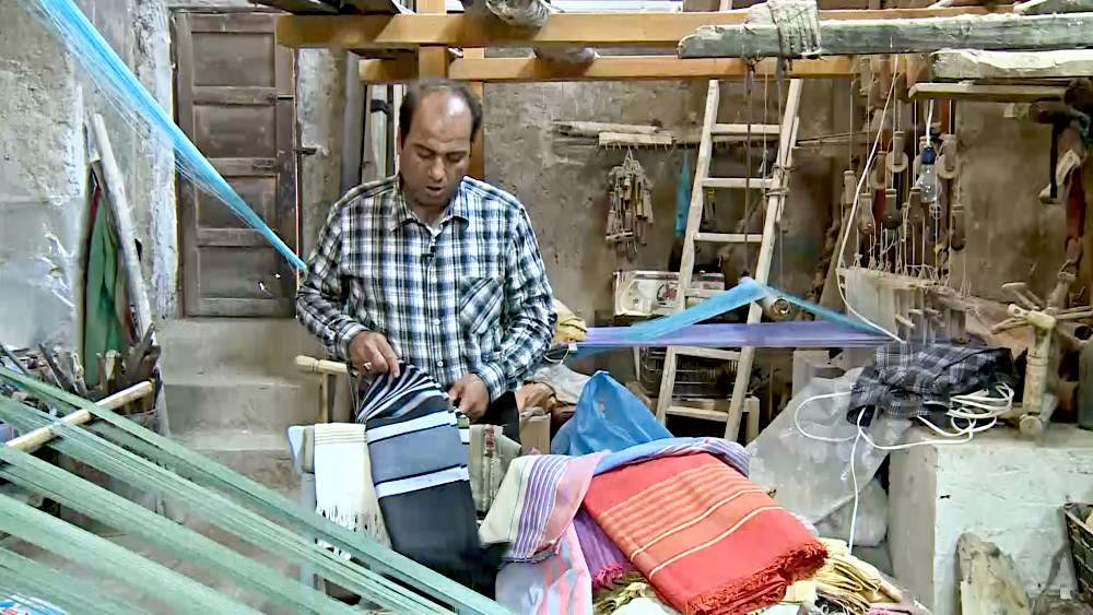 منسوجات سنتی کاشان - شعربافی کاشان