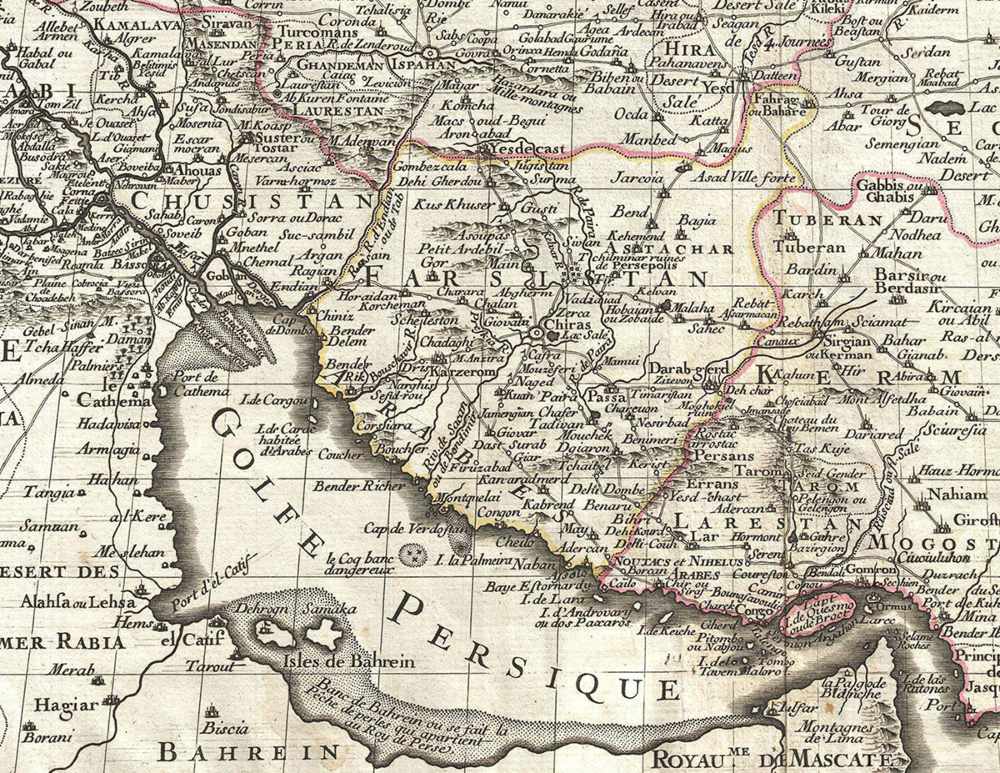 نقشه قدیمی خلیج فارس