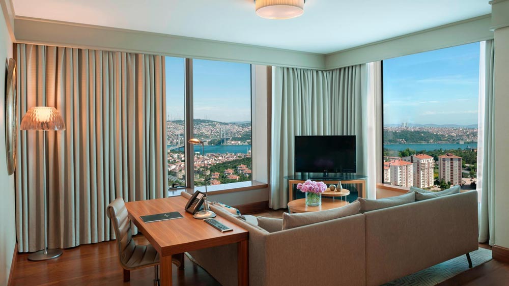 سوئیت های هتل رنسانس بسفروس استانبول