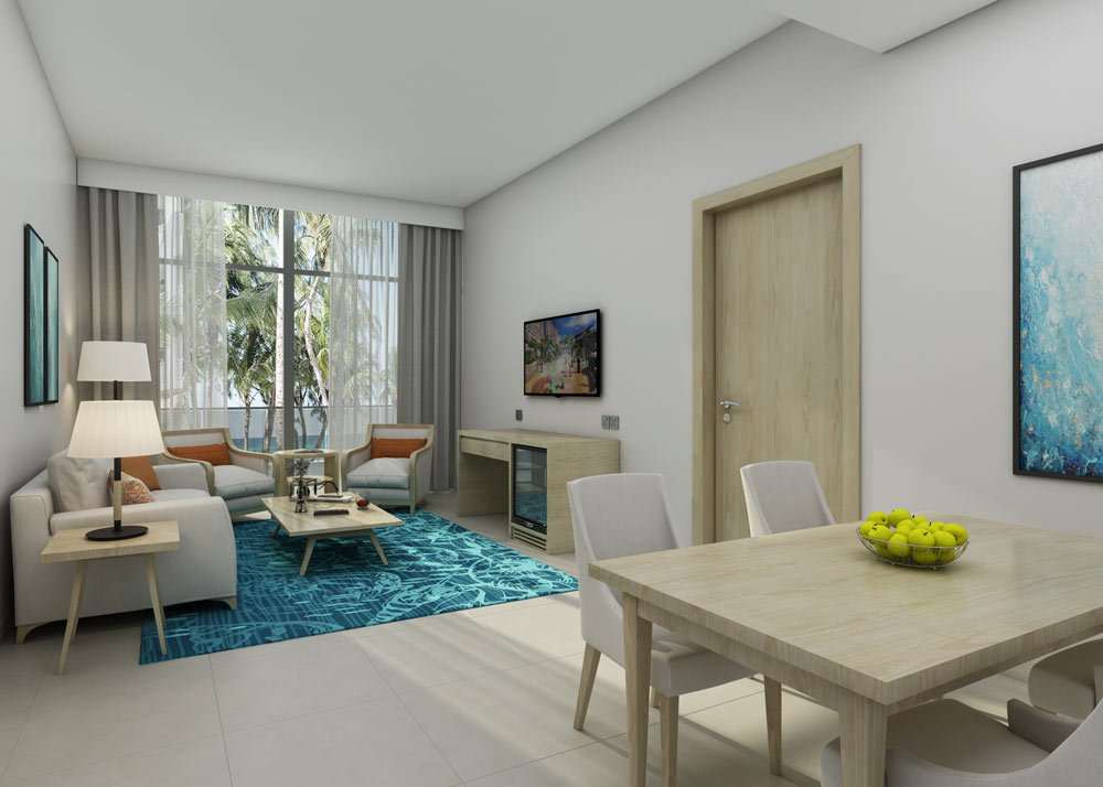 سوئیت های هتل سنترا میراژ دبی