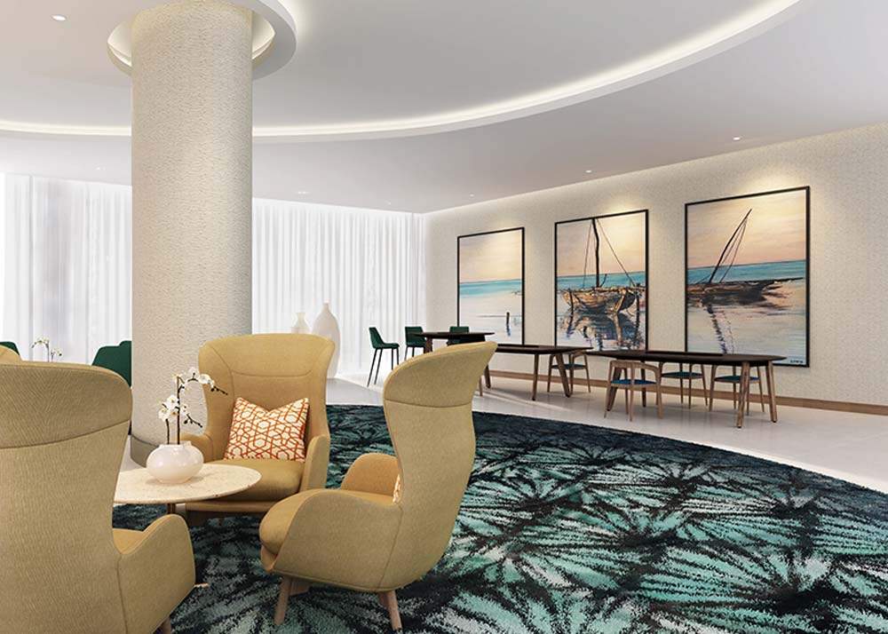 فضای برگزاری رویداد در هتل سنترا میراژ دبی