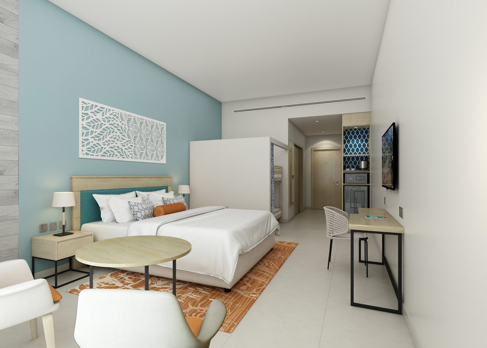 اتاق های هتل سنترا میراژ دبی