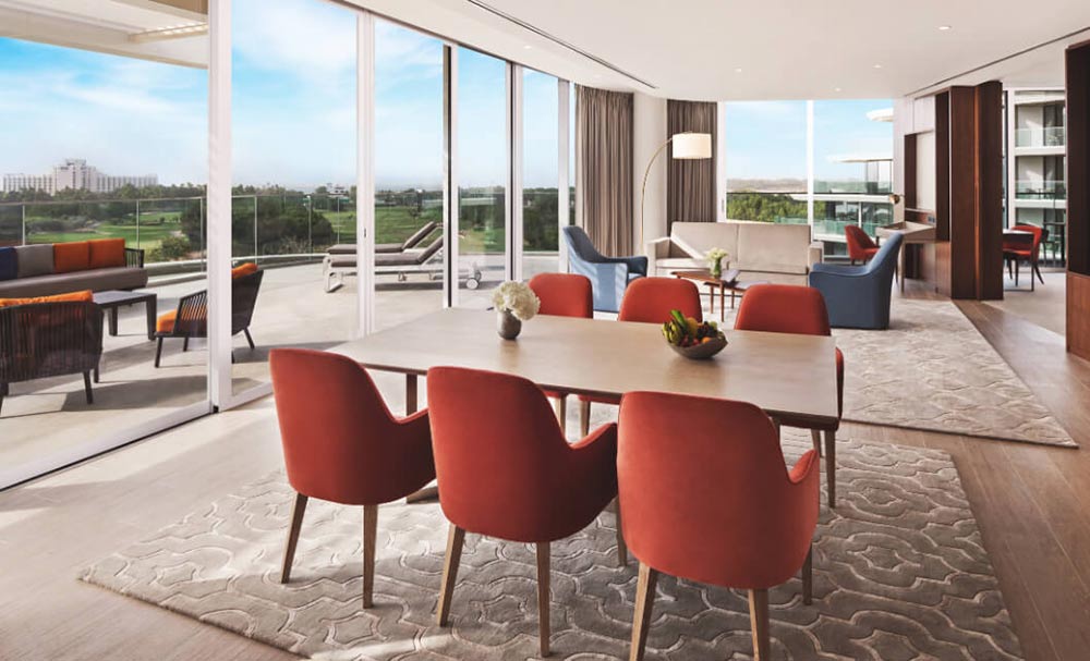 انواع اتاق ها و سوئیت های هتل جبل علی Lake View