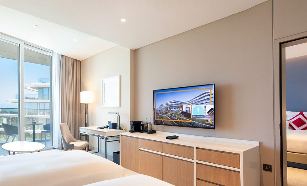 انواع اتاق ها و سوئیت های هتل جبل علی Lake View - اتاق های خانوادگی بههم پیوسته