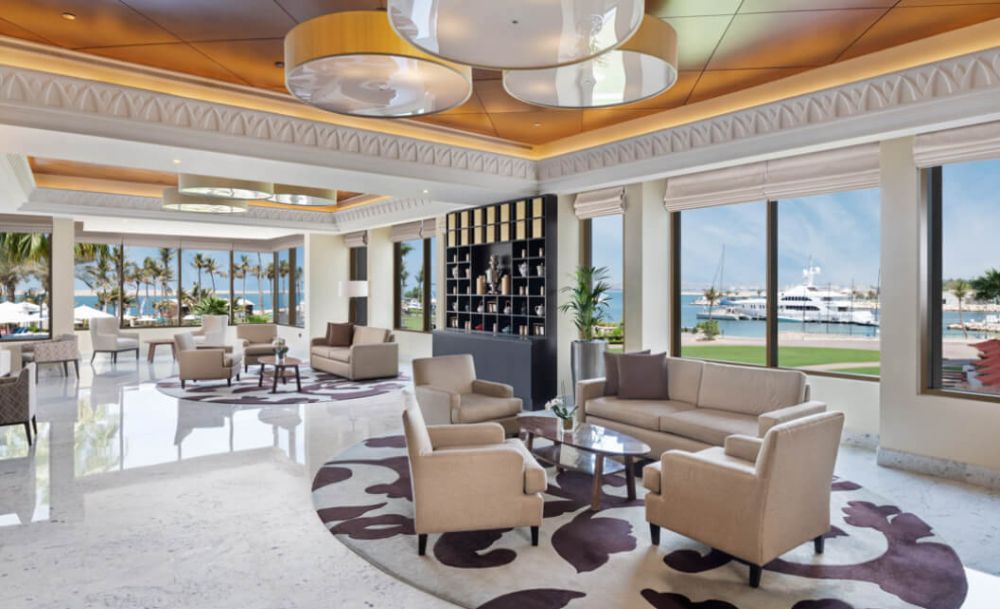 رستوران‌ ها و خدمات پذیرایی هتل جبل علی پالم تری کورت - لانژ Sunset