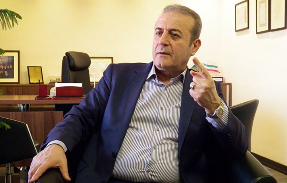 فرخ مهر، رئیس اتحادیه حرفه‌ای هتل‌ های استان تهران 