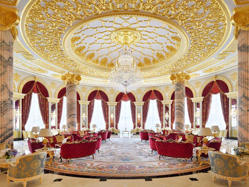 رستوران های هتل رفلز د پالم