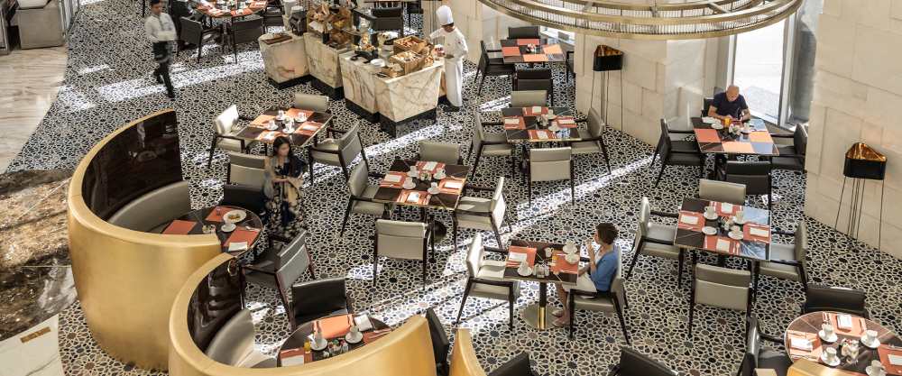 رستوران و خدمات پذیرایی در هتل شانگری لا دبی -رستوران Dunes cafe