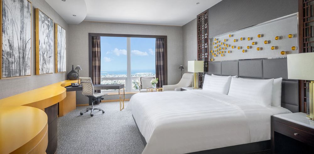 انواع اتاق ها و سوئیت های هتل شانگری لا دبی - اتاق دلوکس کلاب Horizon