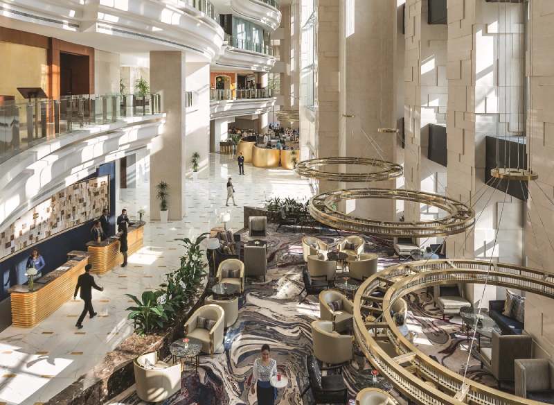 رستوران و خدمات پذیرایی در هتل شانگری لا دبی - Lobby Lounge