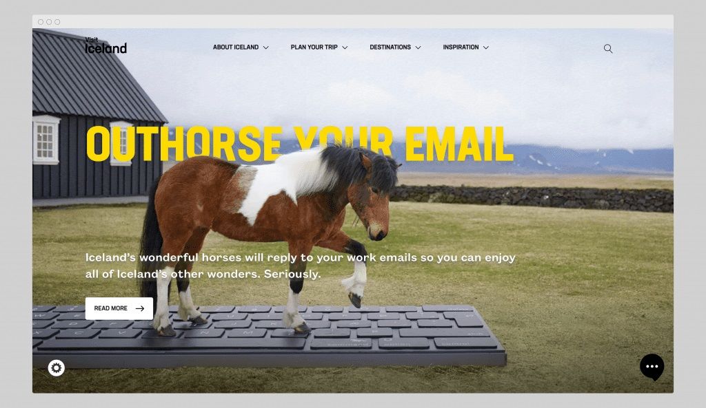 اهمیت طراحی وب سایت گردشگری-وب‌سایت Visit Iceland